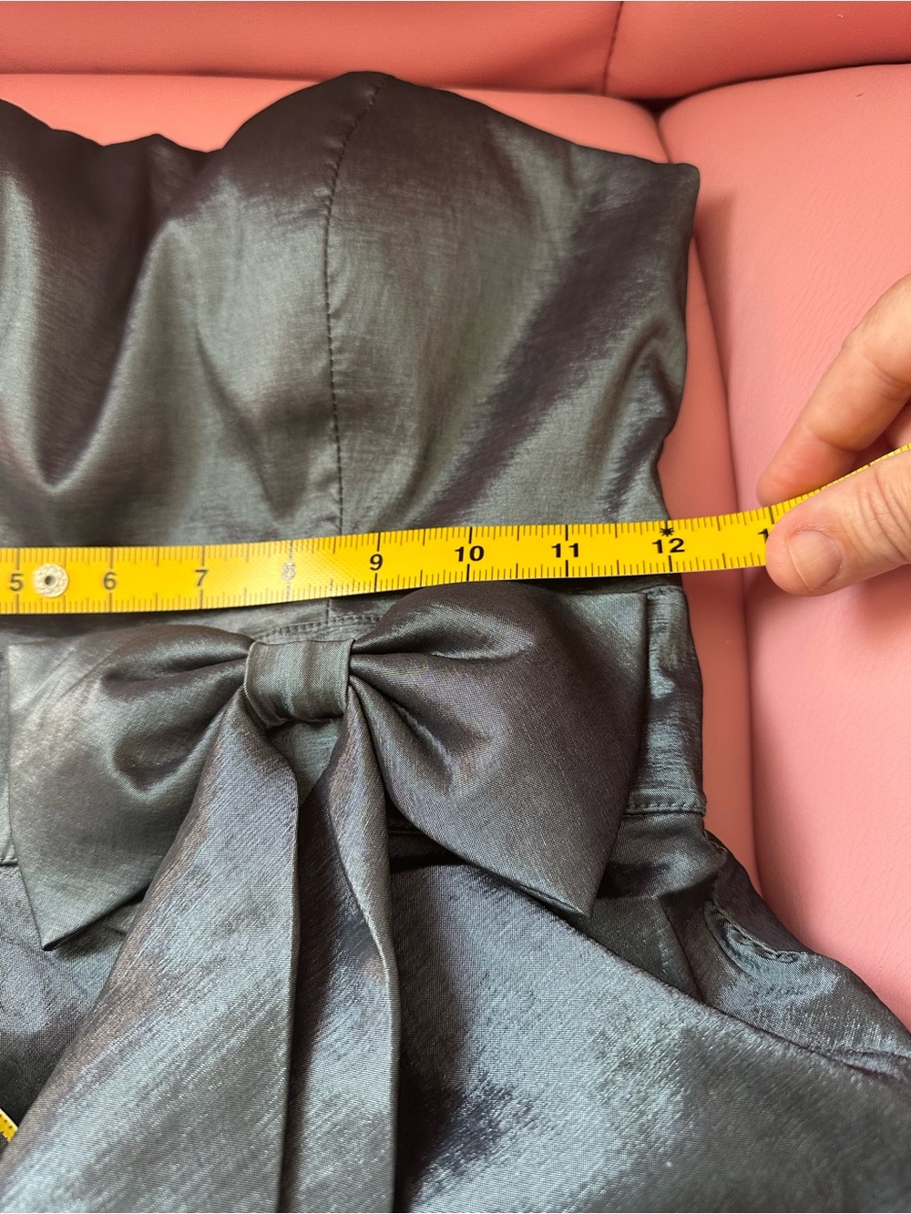 Vintage Y2K Masquerade Strapless Bubble Hem Prom Dress - Picture 11 of 11